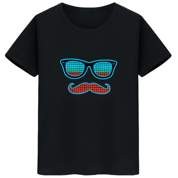 equalizer t shirt head glasses beard design