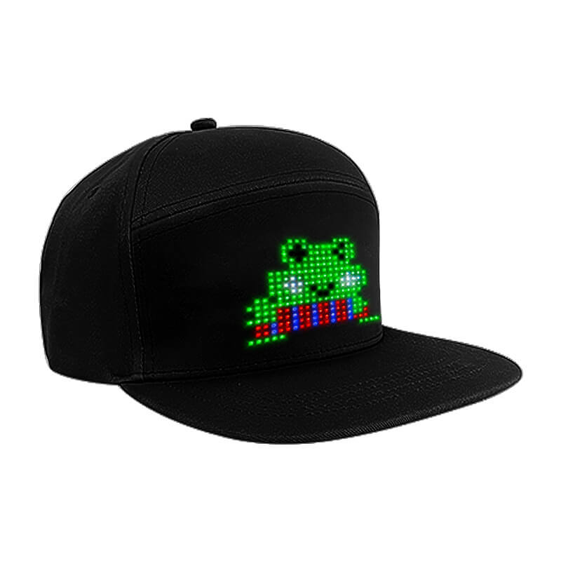 programmable led hat frog graphic