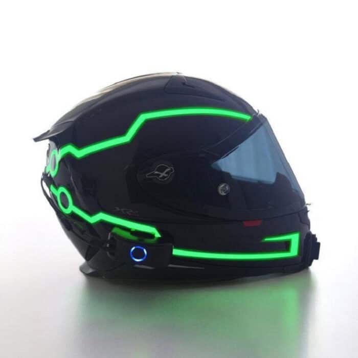 motorcycle helmet EL light strip