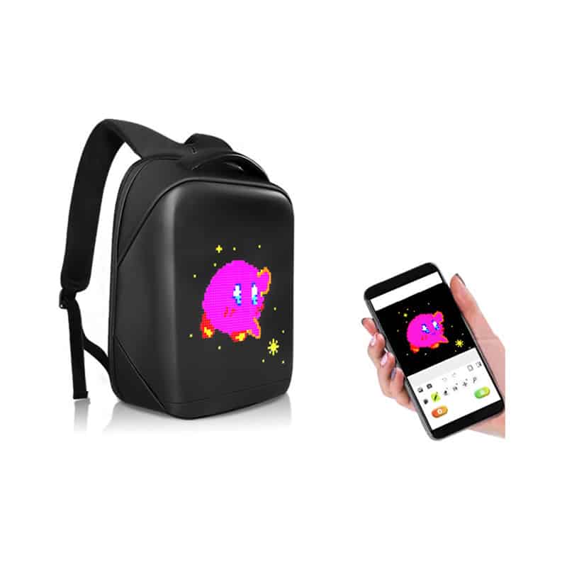 programmable LED display backpack
