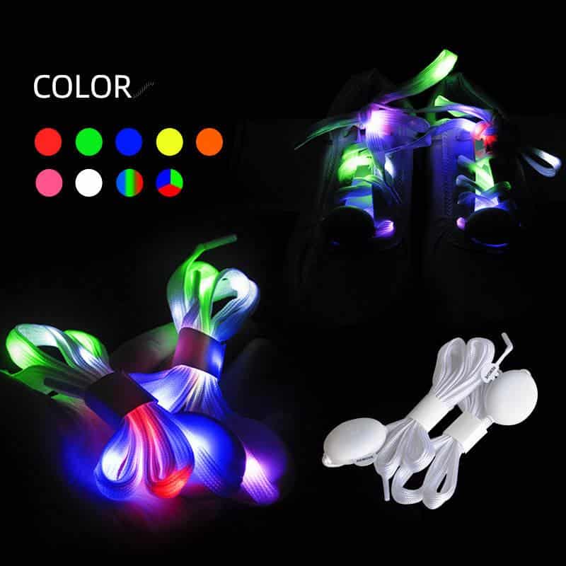 led shoe lace 7 LED color