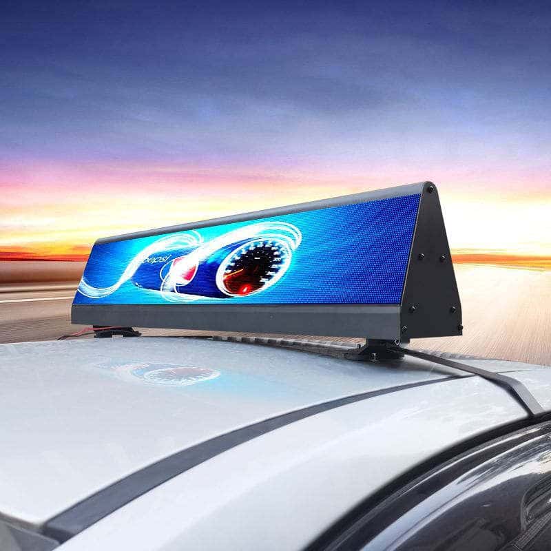 full color programmable LED car roof display sign